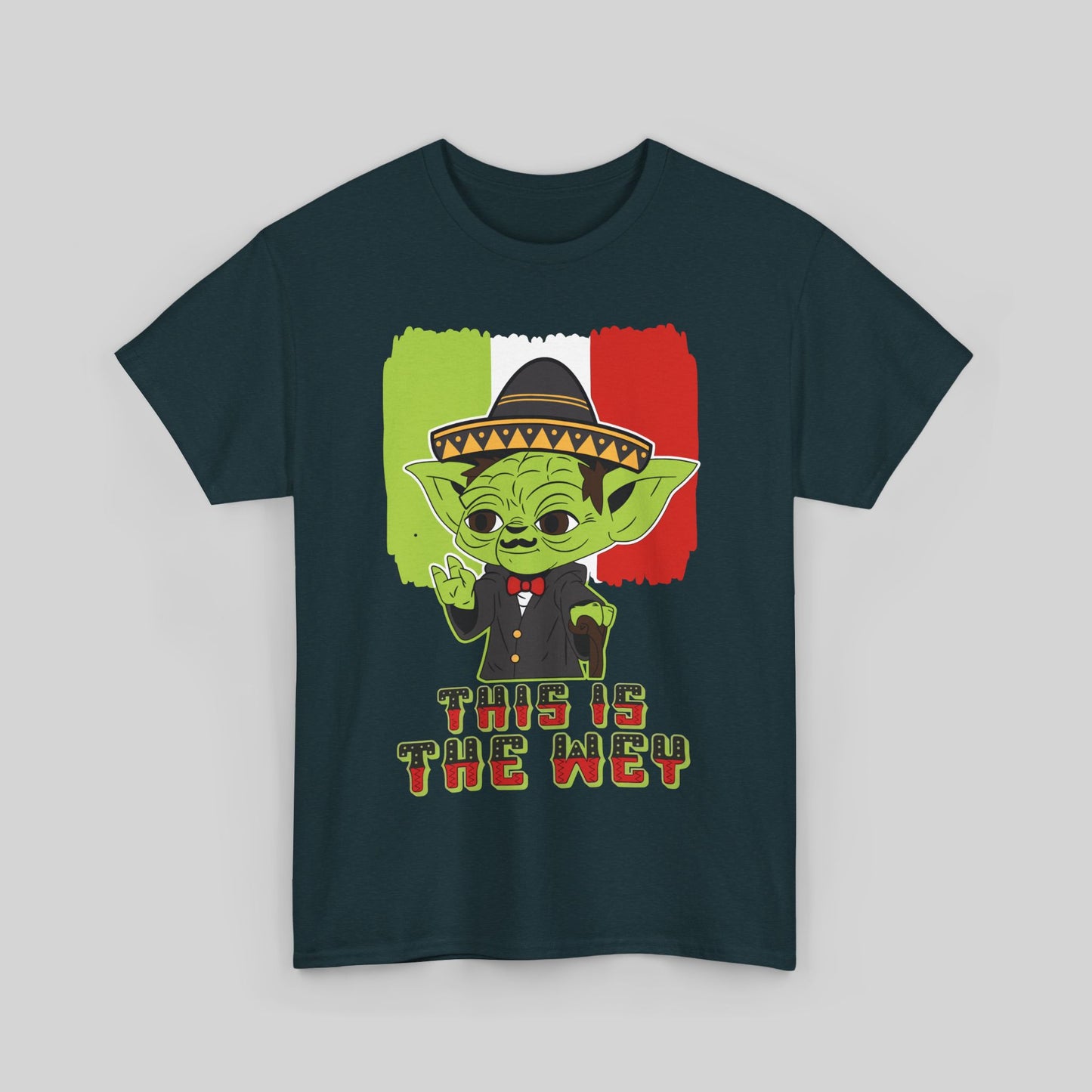 Graphic Tee Star Wars Mexican Yoda Design
