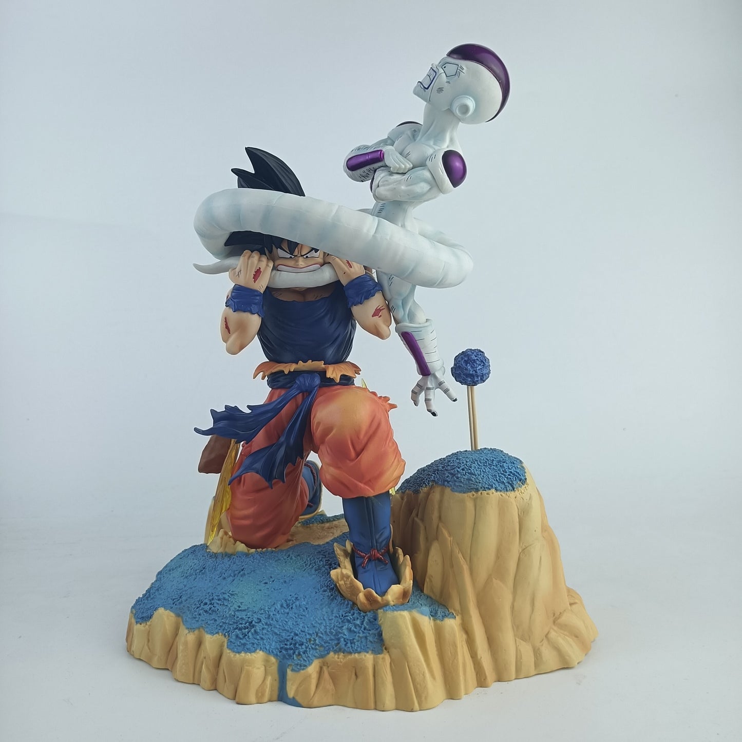 26cm Dragon Ball Goku Figure Son Goku Bite Frieza Tail Namek Action Figures Pvc Anime Collection Model Toys Gift