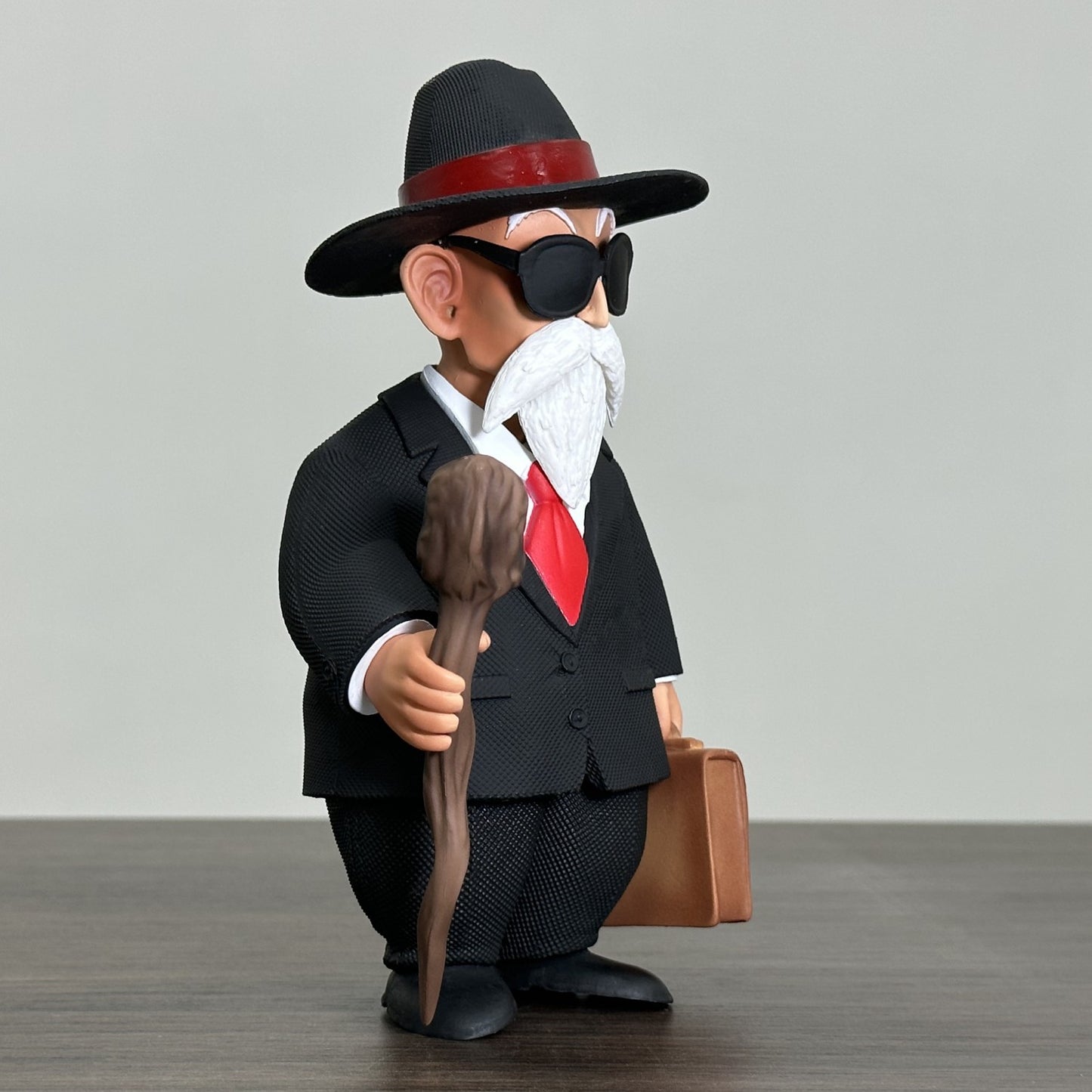 Dragon Ball Anime Master Roshi Action Figure Kame Sennin Standing Model Toy Room Desktop Ornament Accessory Kids Birthday Gift