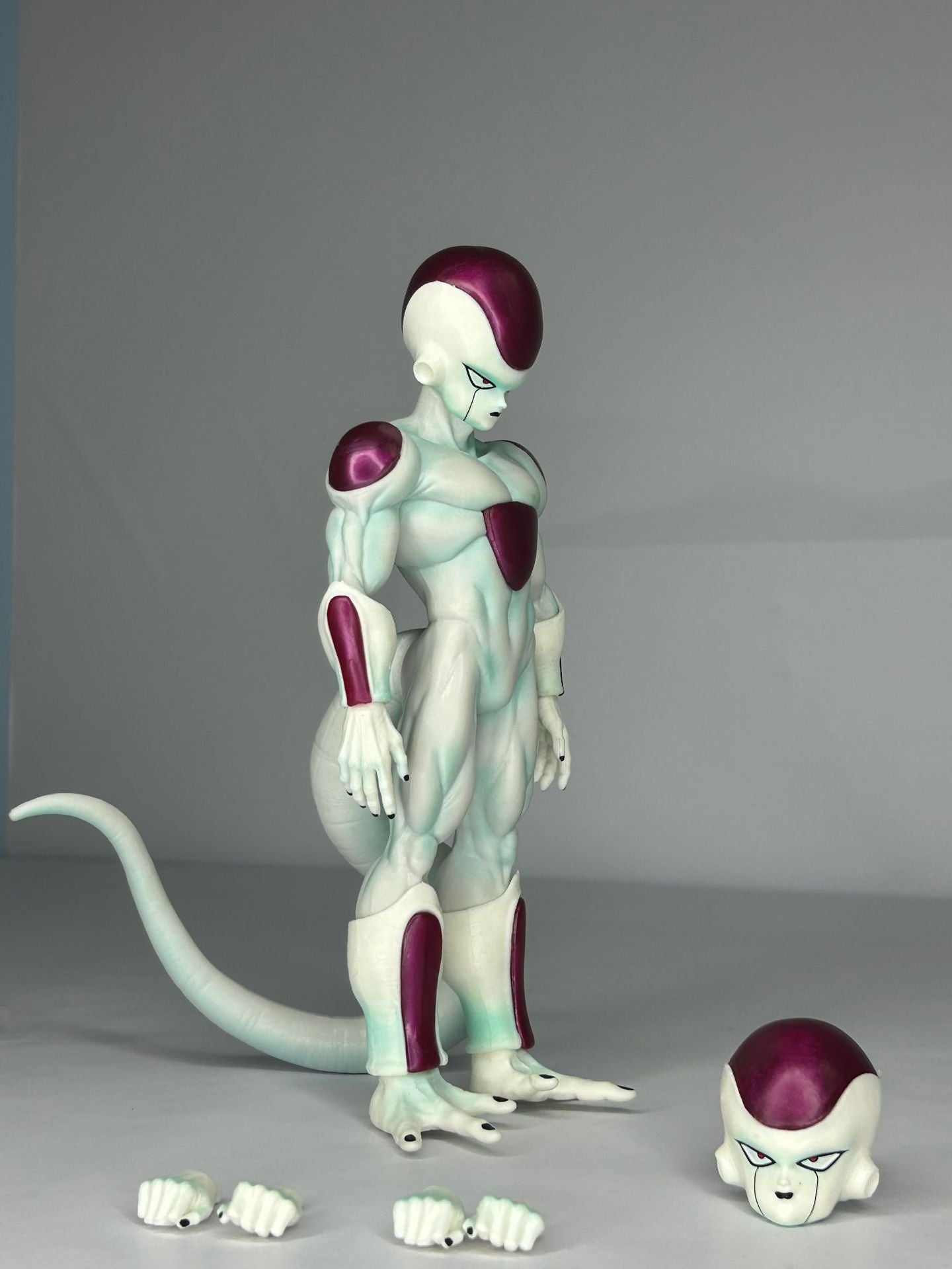 22Cm Resin Break Studio Gk Dragon Ball Z Frieza's Fourth Form Anime Action Figure Statue Model Garage Kit Doll Toys Gift
