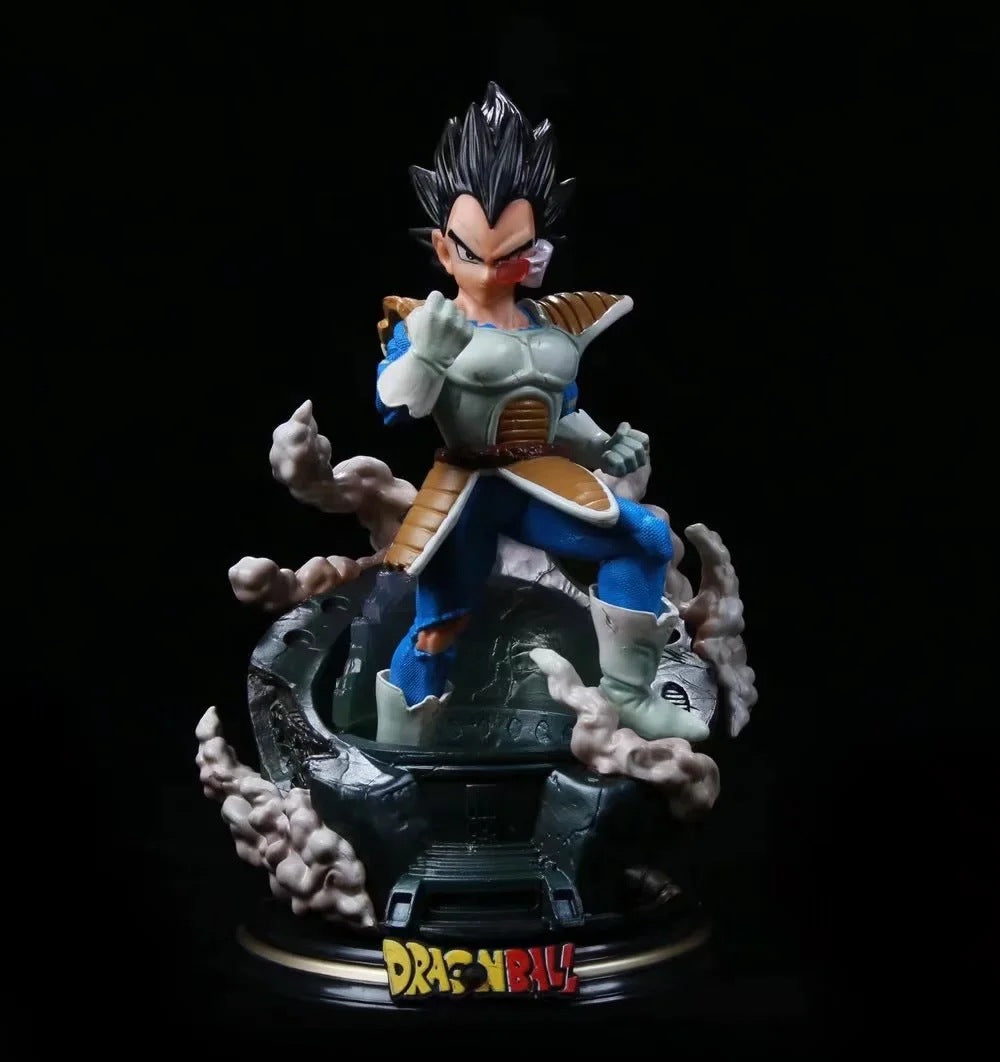 Dragon Ball Tyrannosaurus Saiyan Wcf Cell Vegeta Piccolo Goku Can Emit Light Trendy Figure Collectible Decorative Model Toys