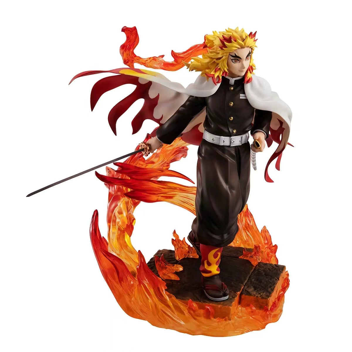 Demon Slayer Kyojuro Rengoku Flame Hashira action Figure - Collectible Gift