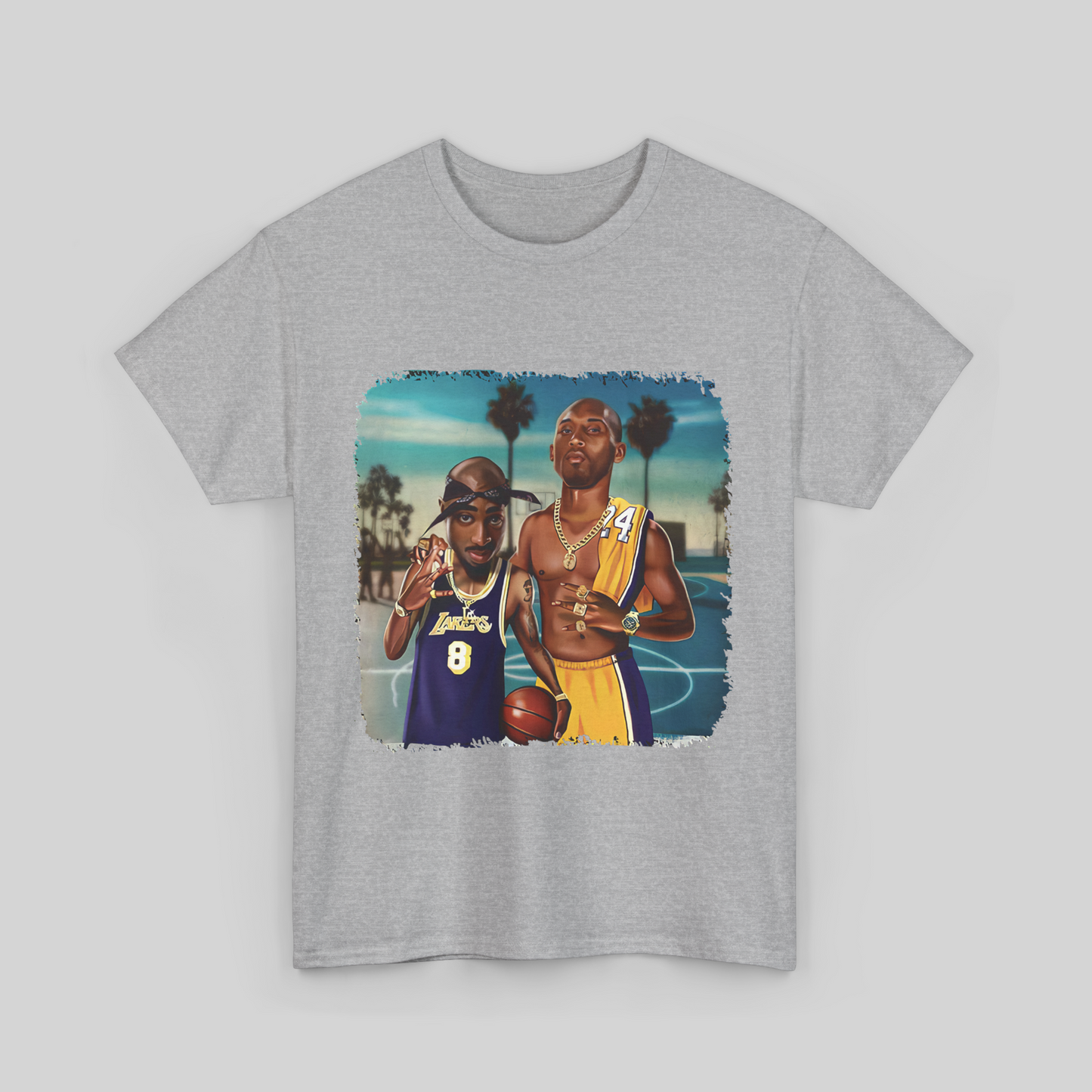 Kobe Bryant & Tupac Graphic T-Shirt