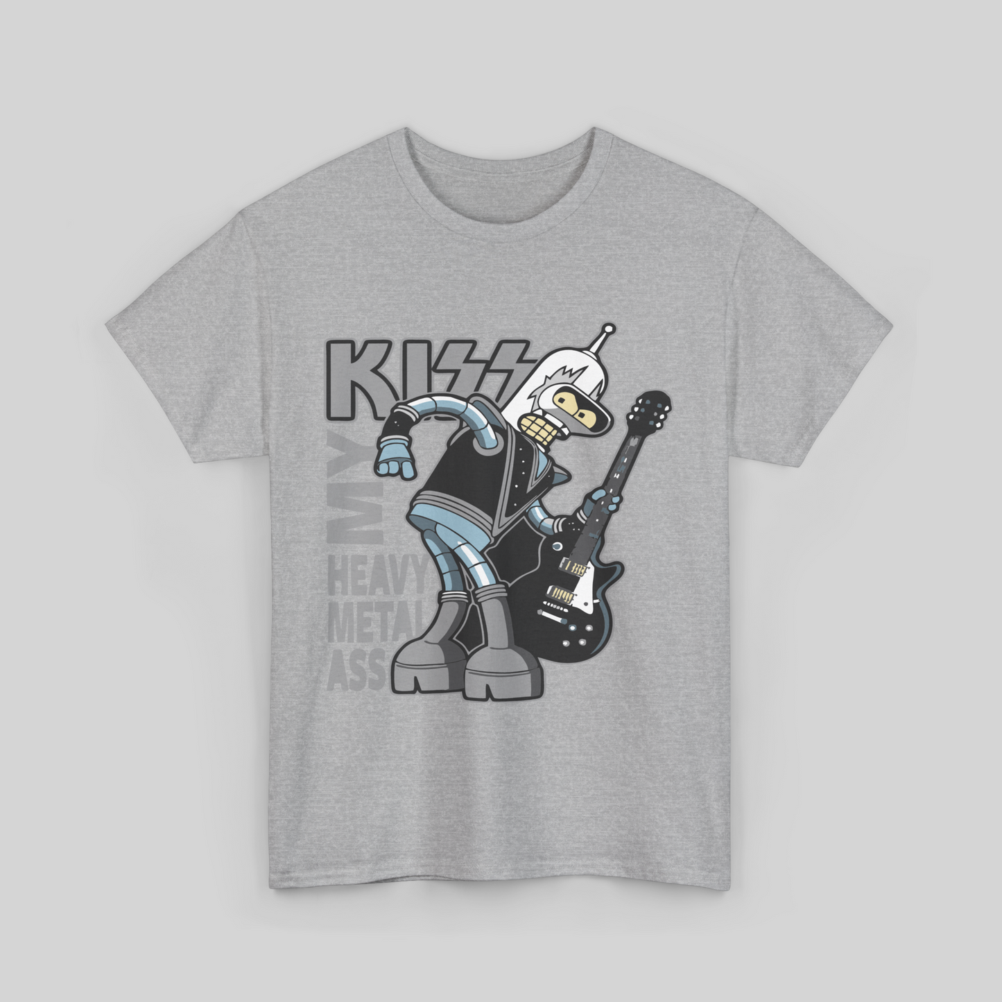 Heavy Metal Tee - Kiss My Ass Design