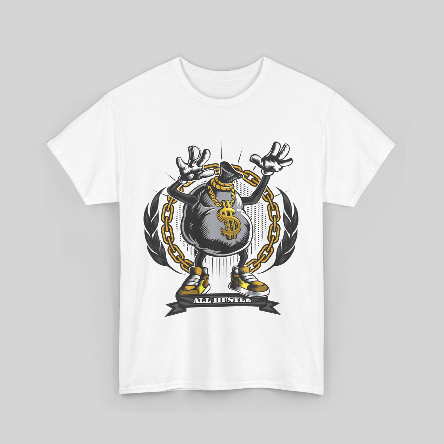 All Hustle Dollar Rapper T-shirt