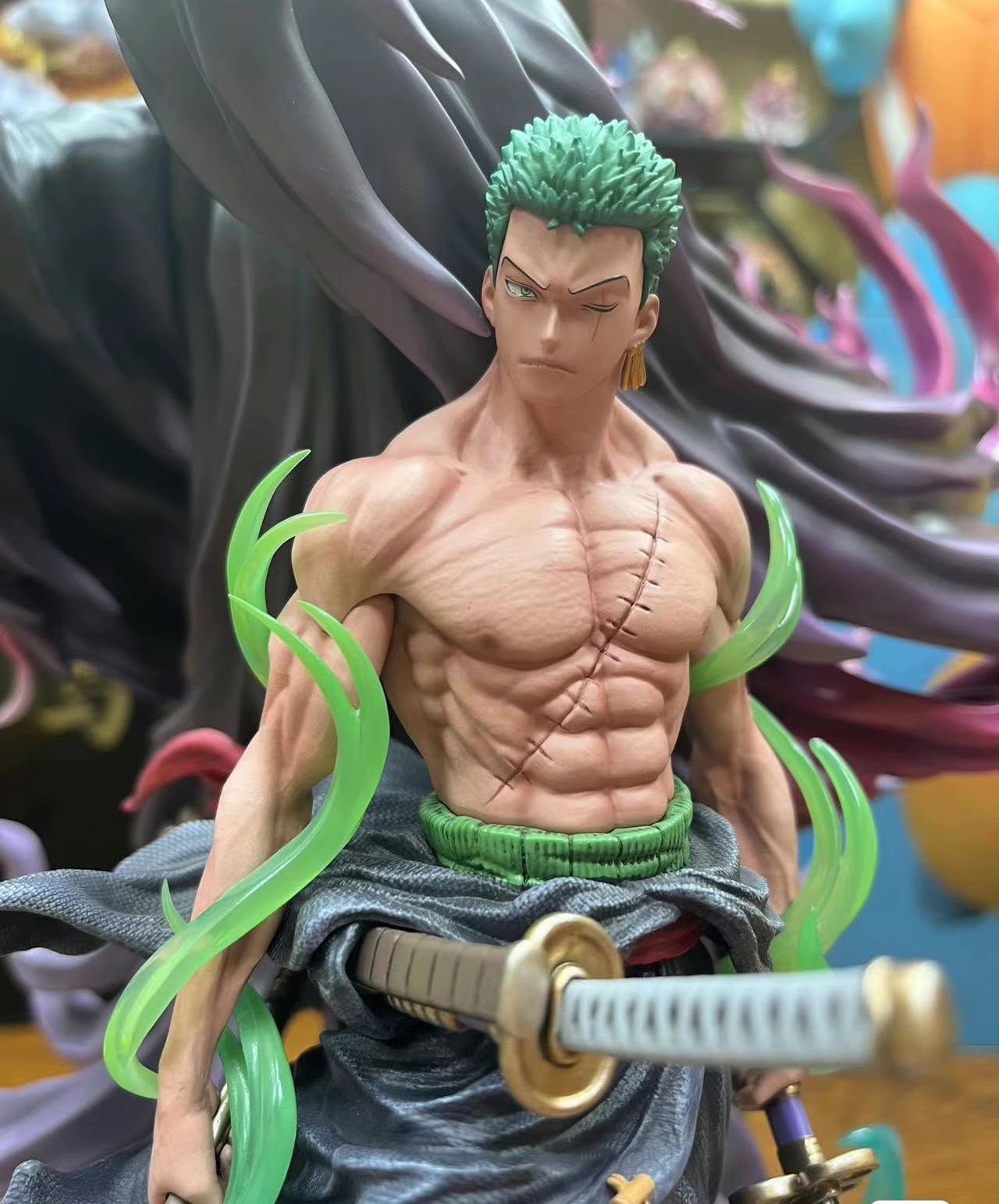 ONE PIECE Death Roronoa Zoro Onikiri Gk PVC Statue Action Figurine Desk Display Collectible Anime Model Toys Figures Gift