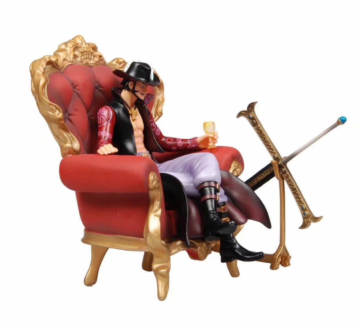 Anime ONE PIECE Figure Dracule Mihawk Action Figurine Toy
