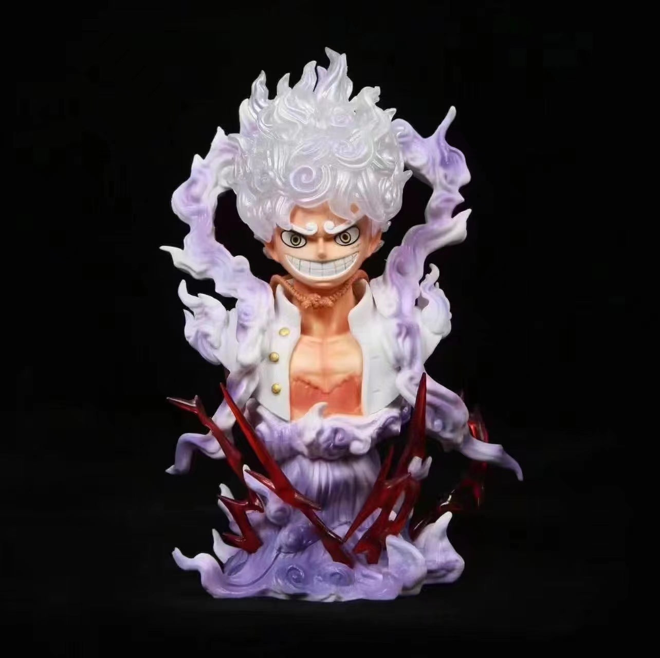 One Piece Anime Figure Sun God Nika Gear 5 Luffy Action Figurine Monkey D Luffy Bust Statue 18cm PVC Collectible Model Doll Toys