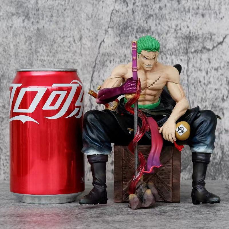 One Piece Zoro 15cm Figures Roronoa Zoro With 2 Heads Anime Figurine Pvc Statue Model Desk Collection Doll Decoration Toys Gifts