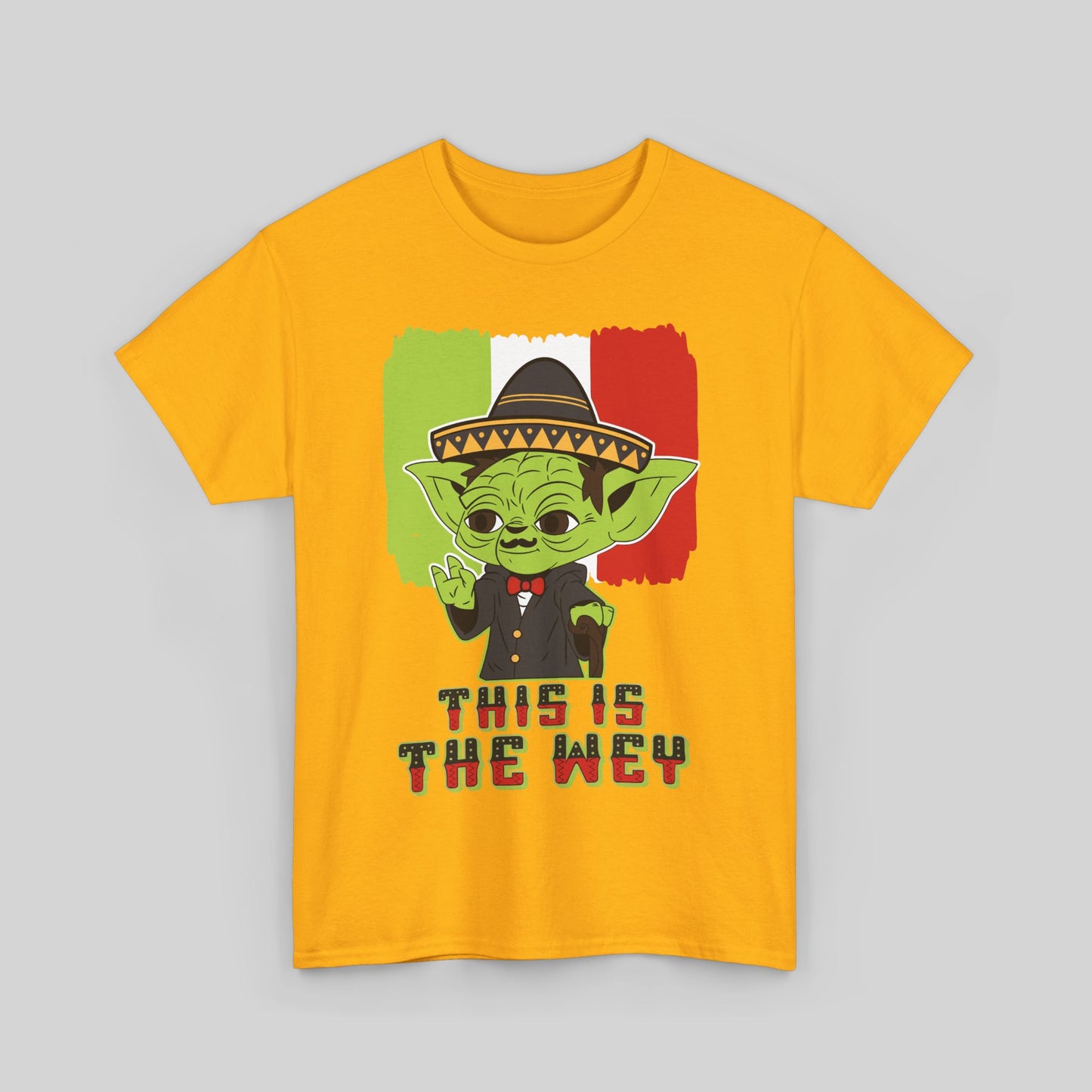 Graphic Tee Star Wars Mexican Yoda Design