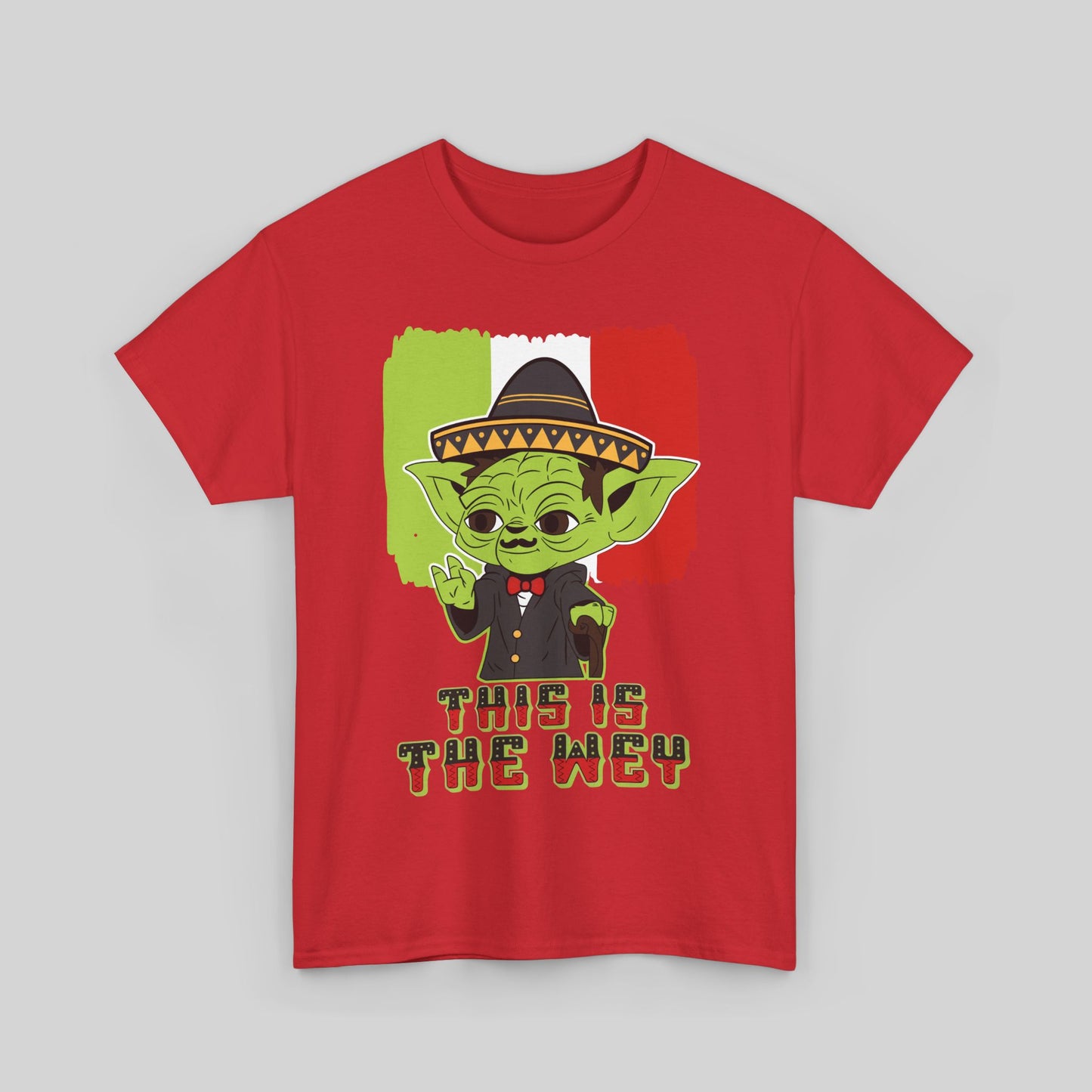 Graphic Tee Star Wars Mexican Yoda Design