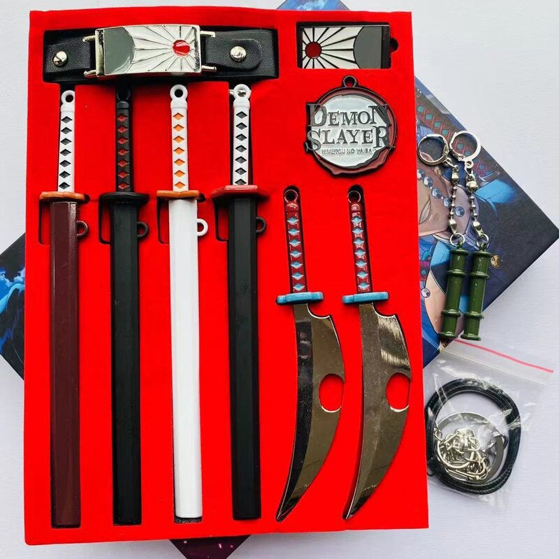 Demon slayer swords - Necklace - Accessory Set - Gift set