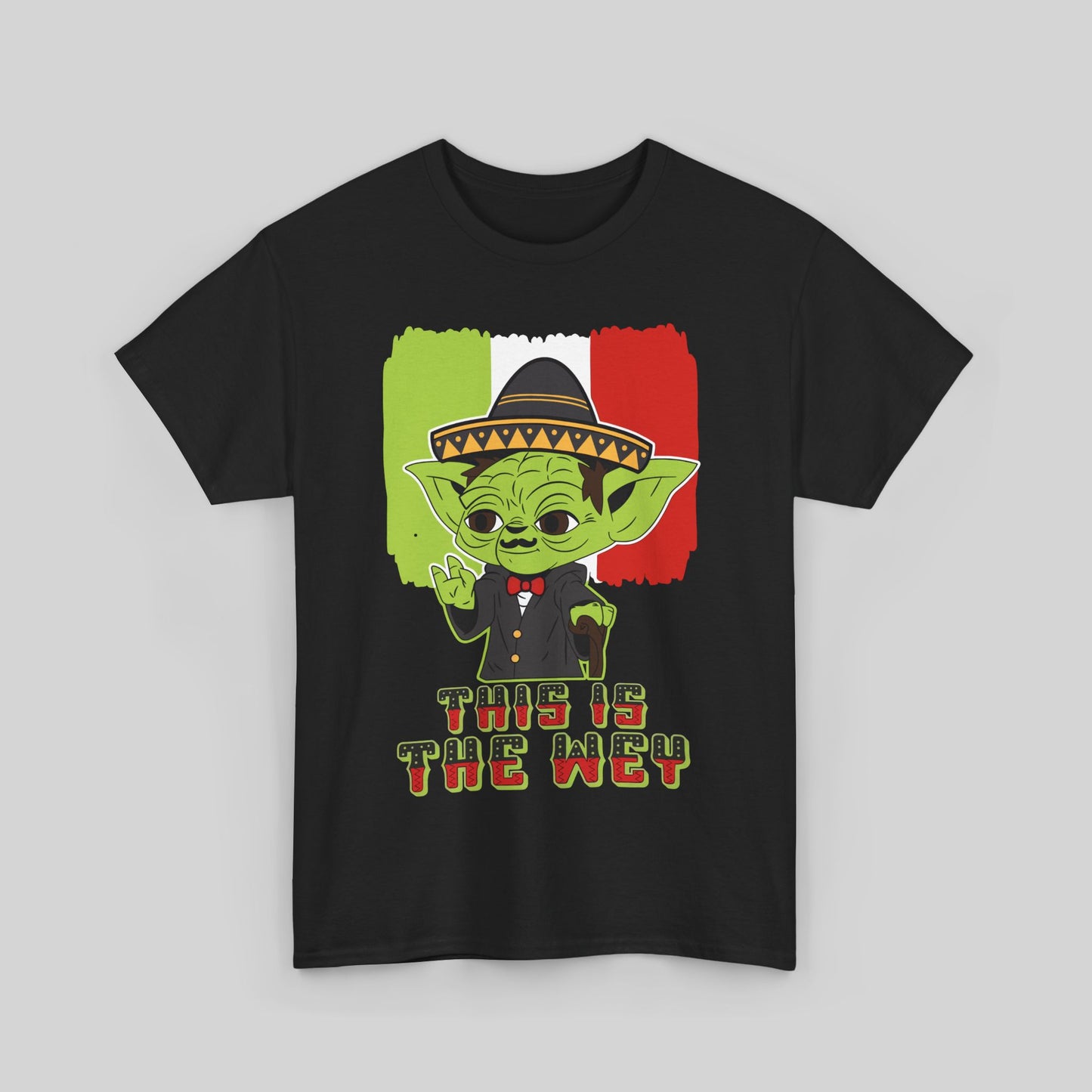 Graphic Tee Star Wars Mexican Yoda Design