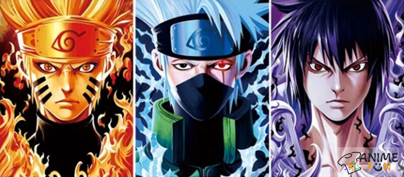 Naruto Sasuke kakashi 3D Flip Lenticular Poster 2