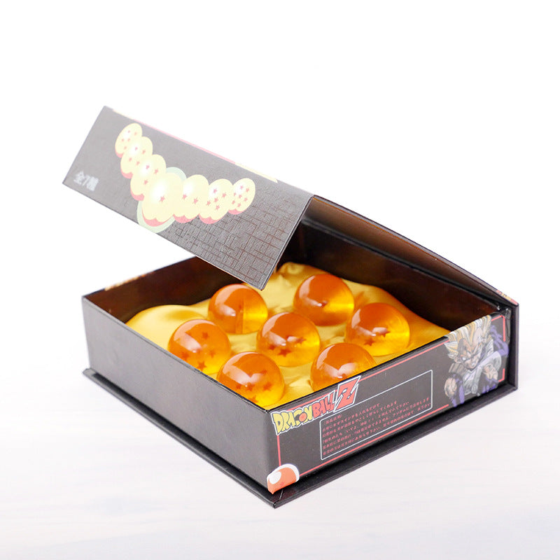 Dragon Ball Z Stars in Box Set of 7 Crystal Balls, Anime Accessories