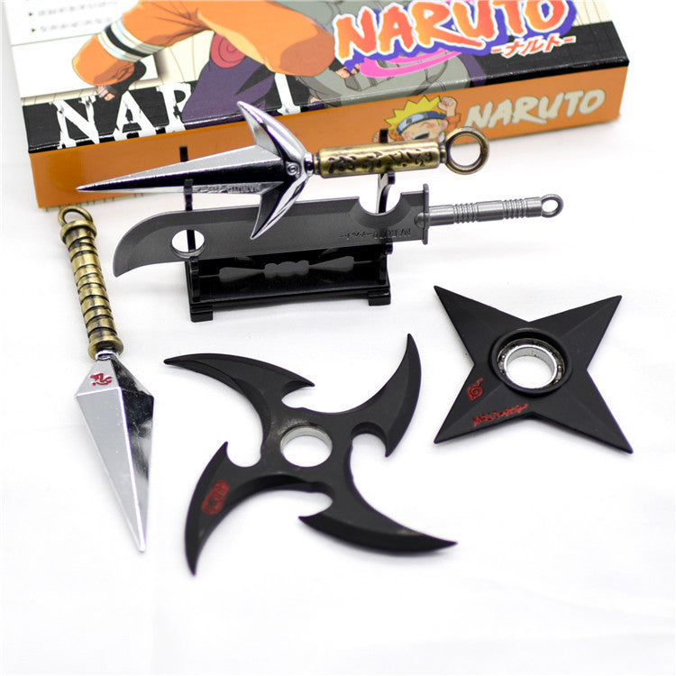 Naruto Ninja Tools Metal Kunai - Necklace - Accessory Set