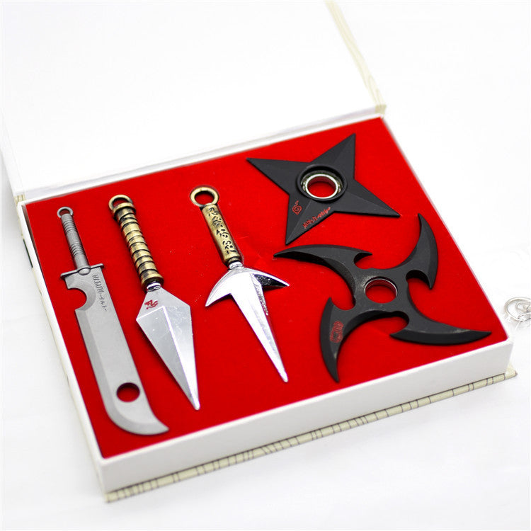 Naruto Ninja Tools Metal Kunai - Necklace - Accessory Set