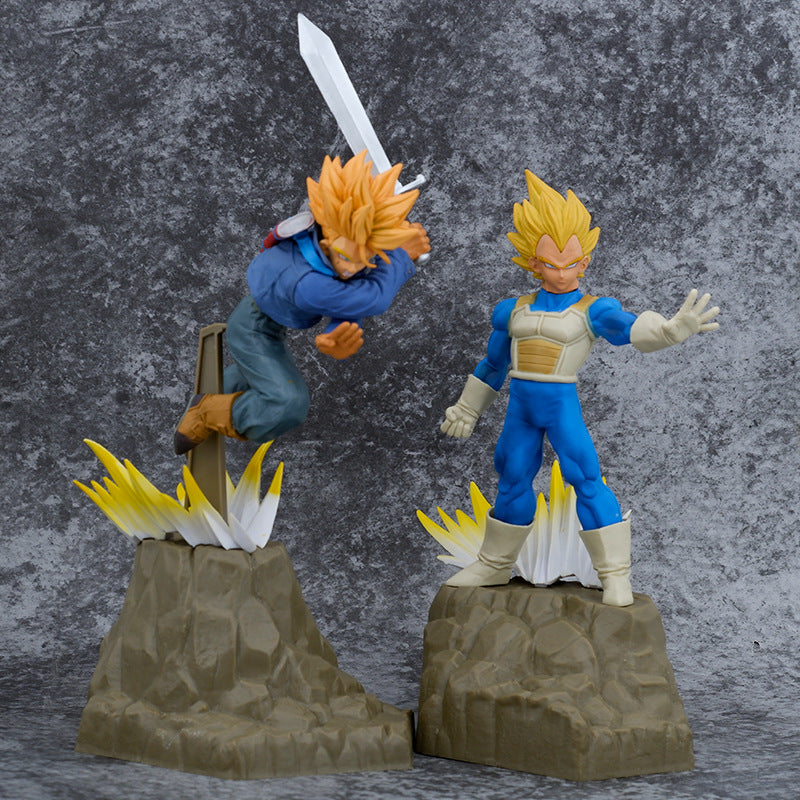 Dragon Ball Perfect Series Action Figures Son Goku Vegeta Iv Trunks Anime Cartoon Collection Christmas Gifts