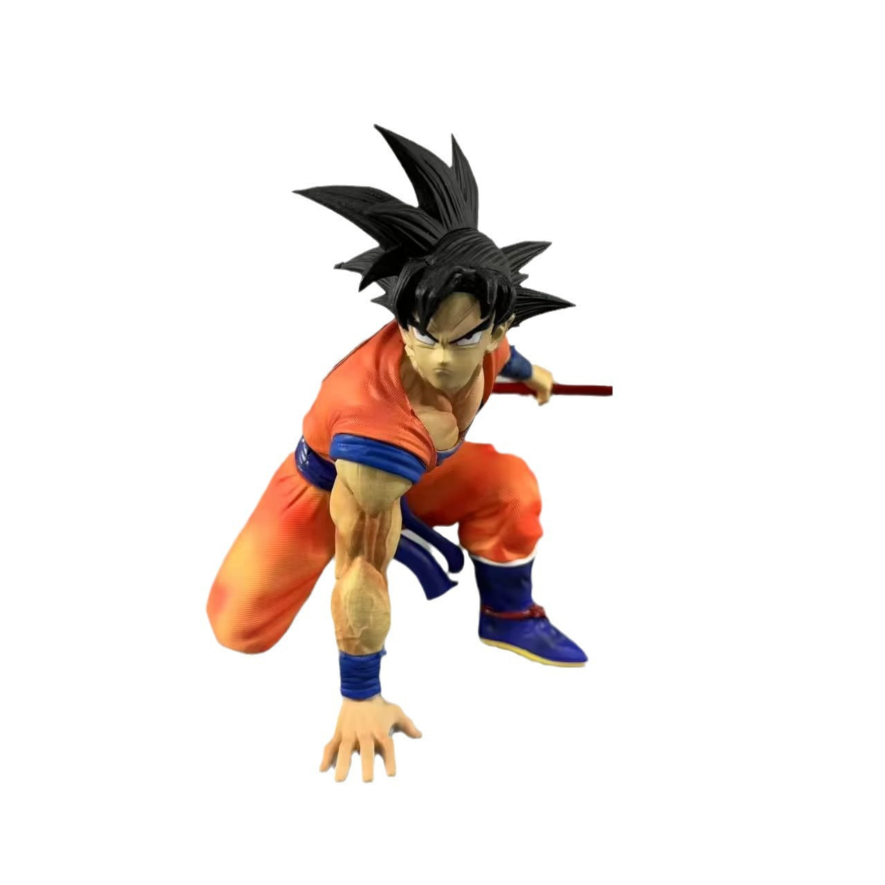 17cm Anime Goku Dragon Ball- Take stick Son Goku Action Figures Collection Toys Decoration Gifts Pvc Model