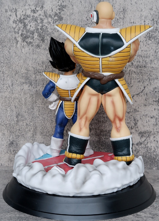 35cm Anime Dragon Ball Z Action Numbers Vegeta Super Saiyan Statue Elite Warrior Nappa Shape PVC Model Doll Collection Toy Gift