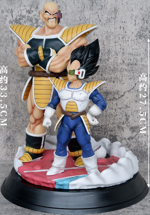 35cm Anime Dragon Ball Z Action Numbers Vegeta Super Saiyan Statue Elite Warrior Nappa Shape PVC Model Doll Collection Toy Gift