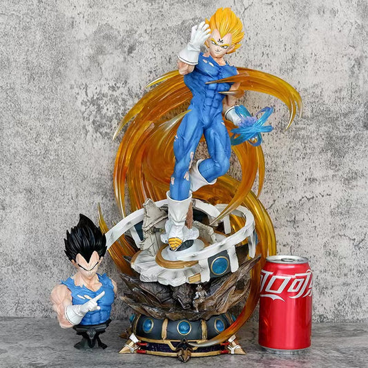 Dragon Ball anime character, Vegeta IV, Super Saiyan X, Big G, Interchangeable PVC