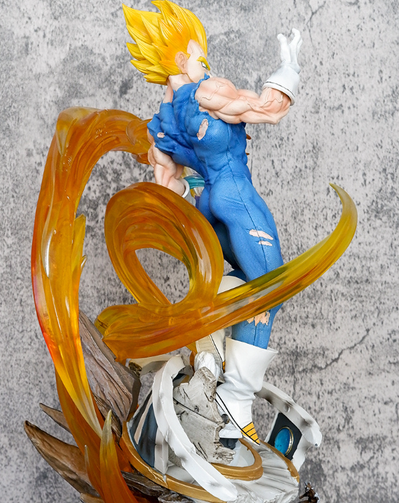 Dragon Ball anime character, Vegeta IV, Super Saiyan X, Big G, Interchangeable PVC