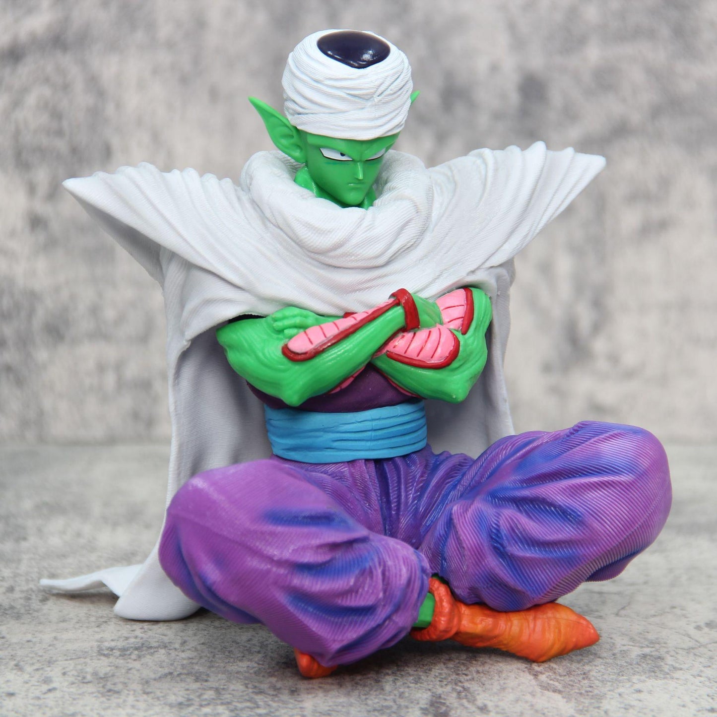 Anime Dragon Ball Piccolo Figure GK Namekian Sitting Cloak Piccolo Action Figures PVC Collection Model Toys