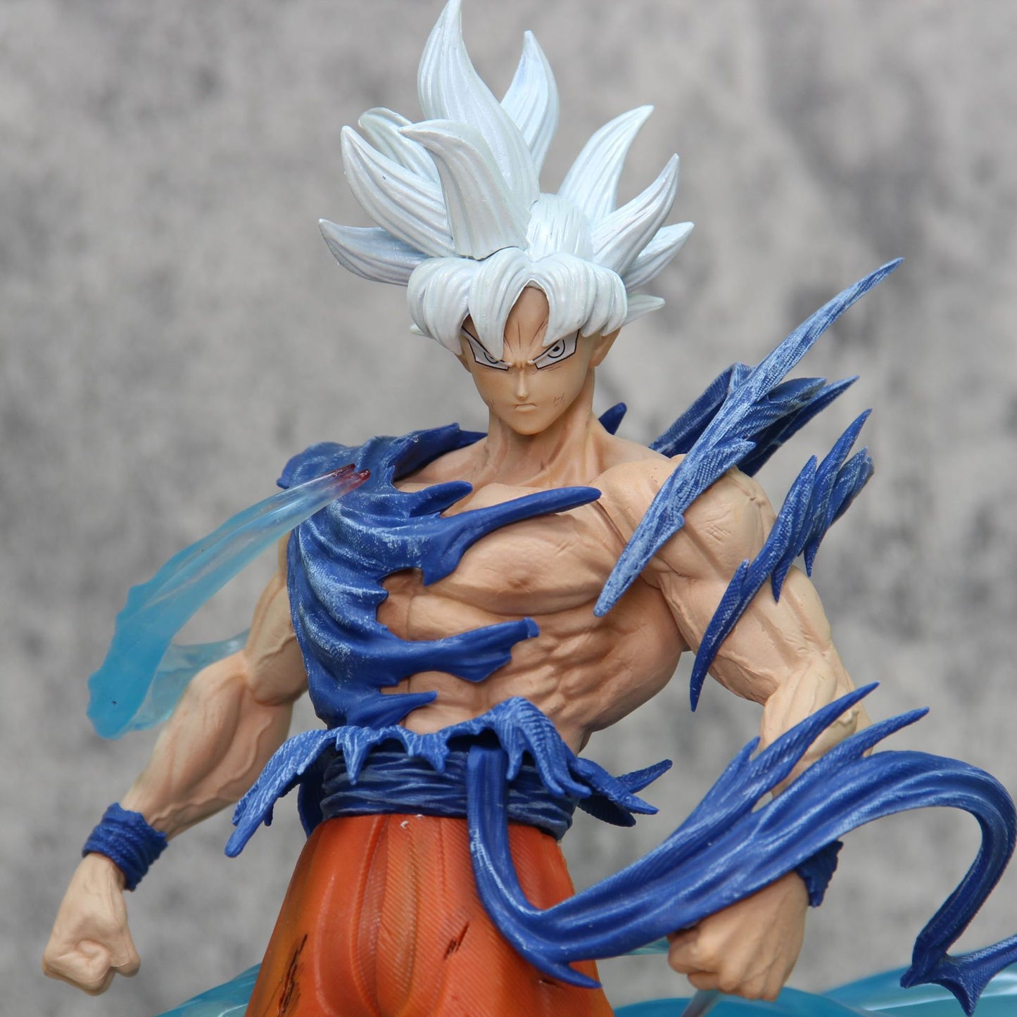 Anime Dragon Ball Migatte No Gokui Ultra Instinct Super Ben Goku Big Action Figure Silver Hair 49cm Gk Statue Figurines Toys