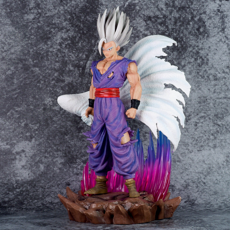 35cm Dragon Ball Super Hero GK Beast Son Gohan Figurine PVC Action Figures Collection Model Toys