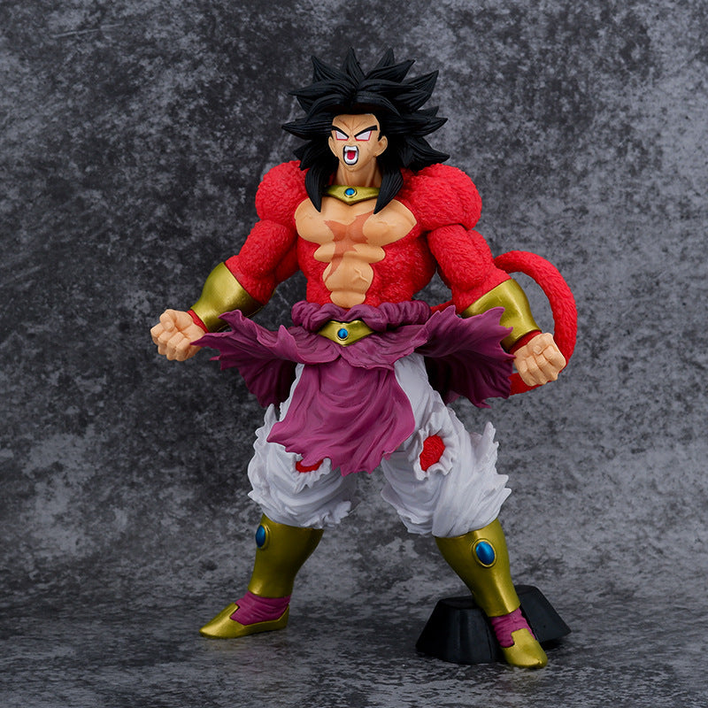 New 32cm Anime Super Dragon Ball Heroes Figure Broly Ssj4 Broly Dark Pvc Action Figure