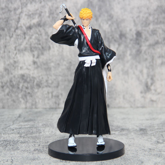 18 cm Anime Figure Bleach Ichigo Kurosaki Character Model Ornament Anime Action Figure